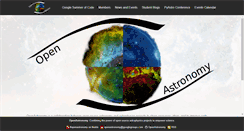 Desktop Screenshot of openastronomy.org