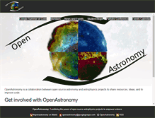 Tablet Screenshot of openastronomy.org